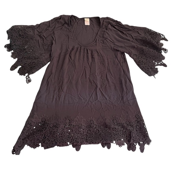 L*space Black Lace Swim Coverup - Picture 2 of 3